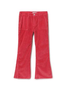 Tommy Hilfiger - Girls Bootcut-Fit Solid Mid Rise Trouser