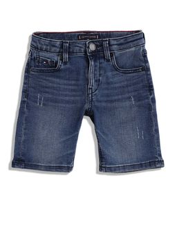 Tommy Hilfiger - Regular Fit Solid Mid-Rise Shorts