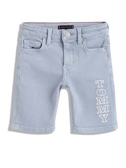 Tommy Hilfiger - Regular Fit Logo Mid-Rise Shorts