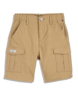 Tommy Hilfiger - Straight Fit Solid Mid-Rise Shorts