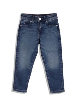 Tommy Hilfiger - Straight Mid-Wash Mid-Rise Jeans