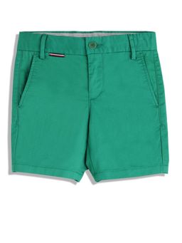 Tommy Hilfiger - Regular Fit Solid Mid-Rise Shorts
