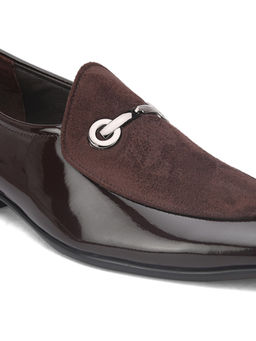 Hydes N Hues - Solid Brown Slip Ons