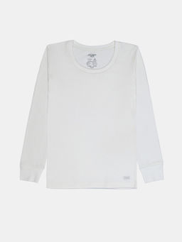Jockey - KT06 Kids Super Warm Combed Cotton Rich Brushed Thermal Undershirt - Off White