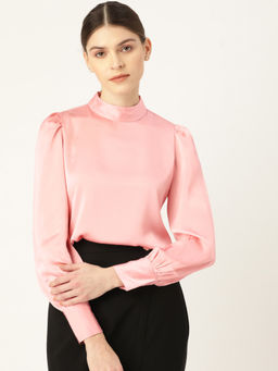 Twenty Dresses by Nykaa Fashion - Pink The Boss Bebe Top