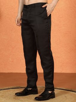 Aham-Vayam - Mehfil-E-Khaas Embroidered Black Kurta with Pant