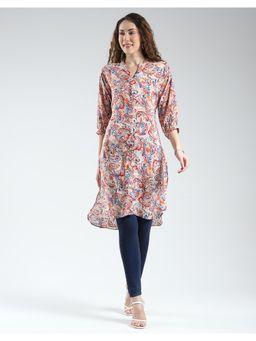 Monte Carlo - Women Brown Polyester Paisley Tunic