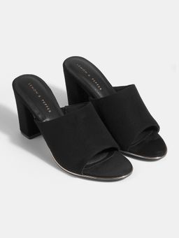 Lemon & Pepper - Black Fancy Heels