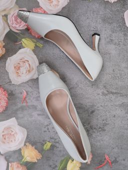 Ronnie Grey - Women Grey Solid Pumps