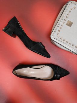 Ronnie Grey - Women Black Animal Print Pumps