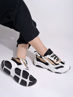 Shoetopia - Smart Casual Comfortable White Sneakers for Women