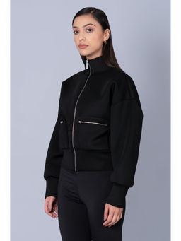 Muvazo - Women Black Vibe In Bold Jacket