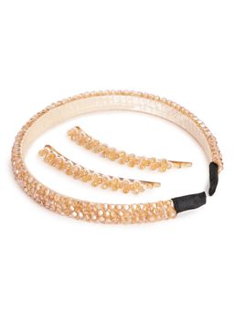 EL REGALO - Hair Accessory for Kids Girls - 1 Hairband and 2 Hairclips