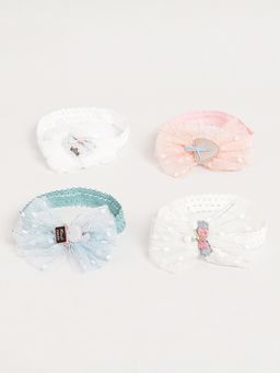 EL REGALO - Hair Accessory for Kids Girls - 4 Stretchable Fabric Hairbands