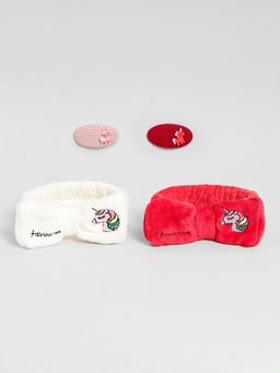 EL REGALO - Hair Accessory for Kids Girls - 2 Fabric Hairbands, 2 Hairpins