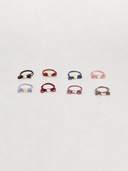 EL REGALO - Hair Accessory for Kids Girls - 8 Elasticated Rubberbands