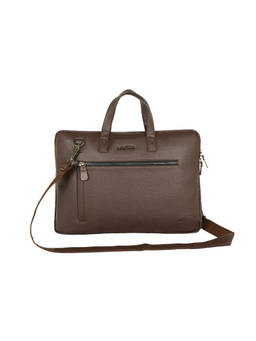 Nautica - Unisex 15.6-Inch Laptop Slim Office Briefcase Bag - Brown