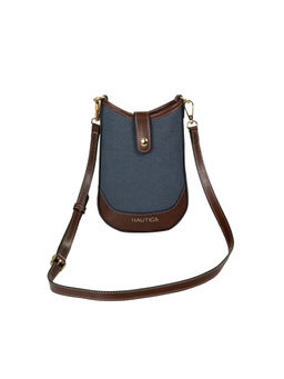 Nautica - Women'S Compact Mobile Sling Pouch - Navy Blue