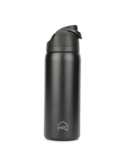 House of Quirk - Sippease Insulated Stainless Steel Water Bottle with Straw 950ML (Black)