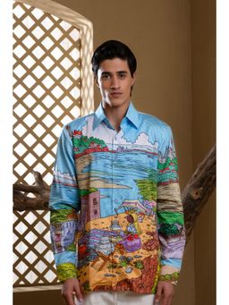 Loudless - Crayon Printed Multi-Color Shirt