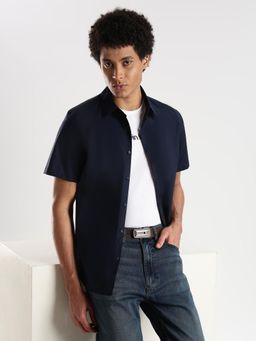 Calvin Klein - Solid Slim Fit Cotton Shirt