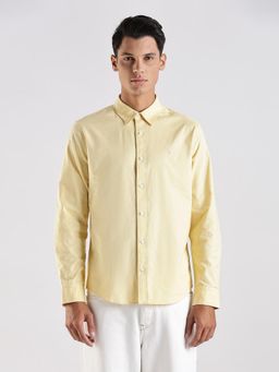 Calvin Klein - Solid Regular Fit Cotton Shirt