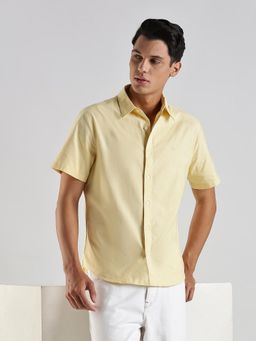 Calvin Klein - Solid Regular Fit Cotton Shirt