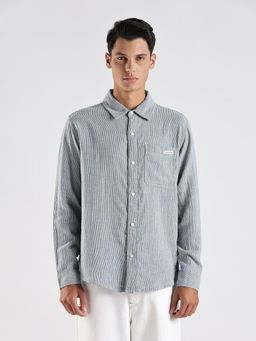 Calvin Klein - Striped Regular Fit Cotton Shirt