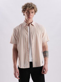Calvin Klein - Striped Regular Fit Cotton Shirt