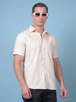 CRIMSOUNE CLUB - Mens Beige Shirt