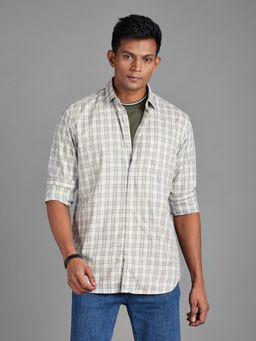 Reid & Taylor - Mens Wear Grey Checks Shirt