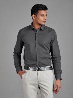 Reid & Taylor - Mens Wear Black Solid Shirt