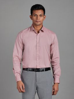 Reid & Taylor - Mens Wear Maroon Solid Shirt