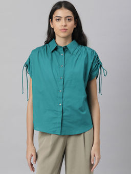 RAREISM - Teal Solid Plain Top