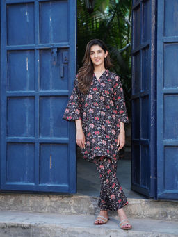 DIMPLE DESIGN STUDIO - Black Glaze Co-Ord (Set of 2)