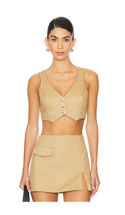 Amanda Uprichard - Ethan Cropped Vest