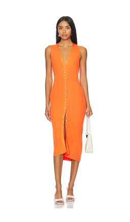 L'AGENCE - Domino Sleeveless Button Dress