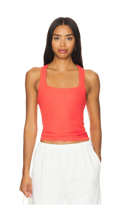 LA Made - Valeria Square Neck Cinch Tank