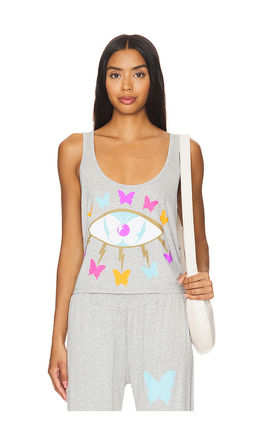 Lauren Moshi - Rosetta Crop Tank Butterfly Eye