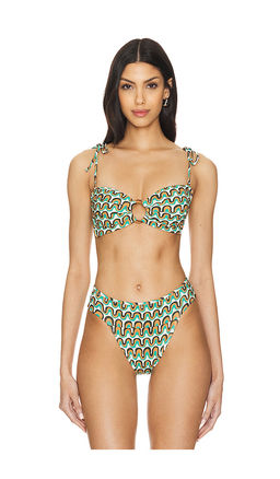 Montce Swim - Tori Ties Bandeau Bikini Top