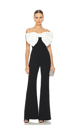 Nadine Merabi - Bow Off The Shoulder Jumpsuit