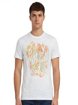 Cavalli Class - White Print Logo T-Shirt