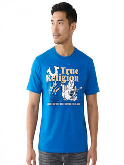 True Religion - Blue Printed T-Shirt