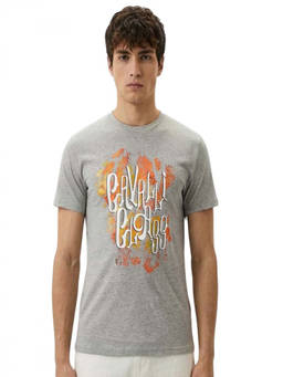 Cavalli Class - Grey Logo Print T-Shirt