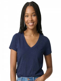 J.Crew - Navy Blue V-Neck Slim Fit T-Shirt