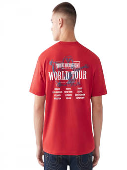True Religion - Red Printed T-Shirt