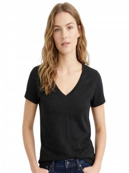 J.Crew - Black V-Neck Slim Fit T-Shirt