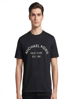 Michael Kors - Black Graphic Logo T-Shirt