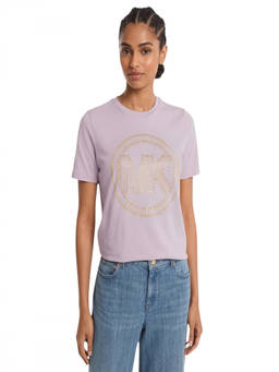 Michael Kors - Light Purple Crew Neck Logo T-Shirt