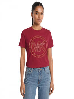 Michael Kors - Red Crew Neck Logo T-Shirt